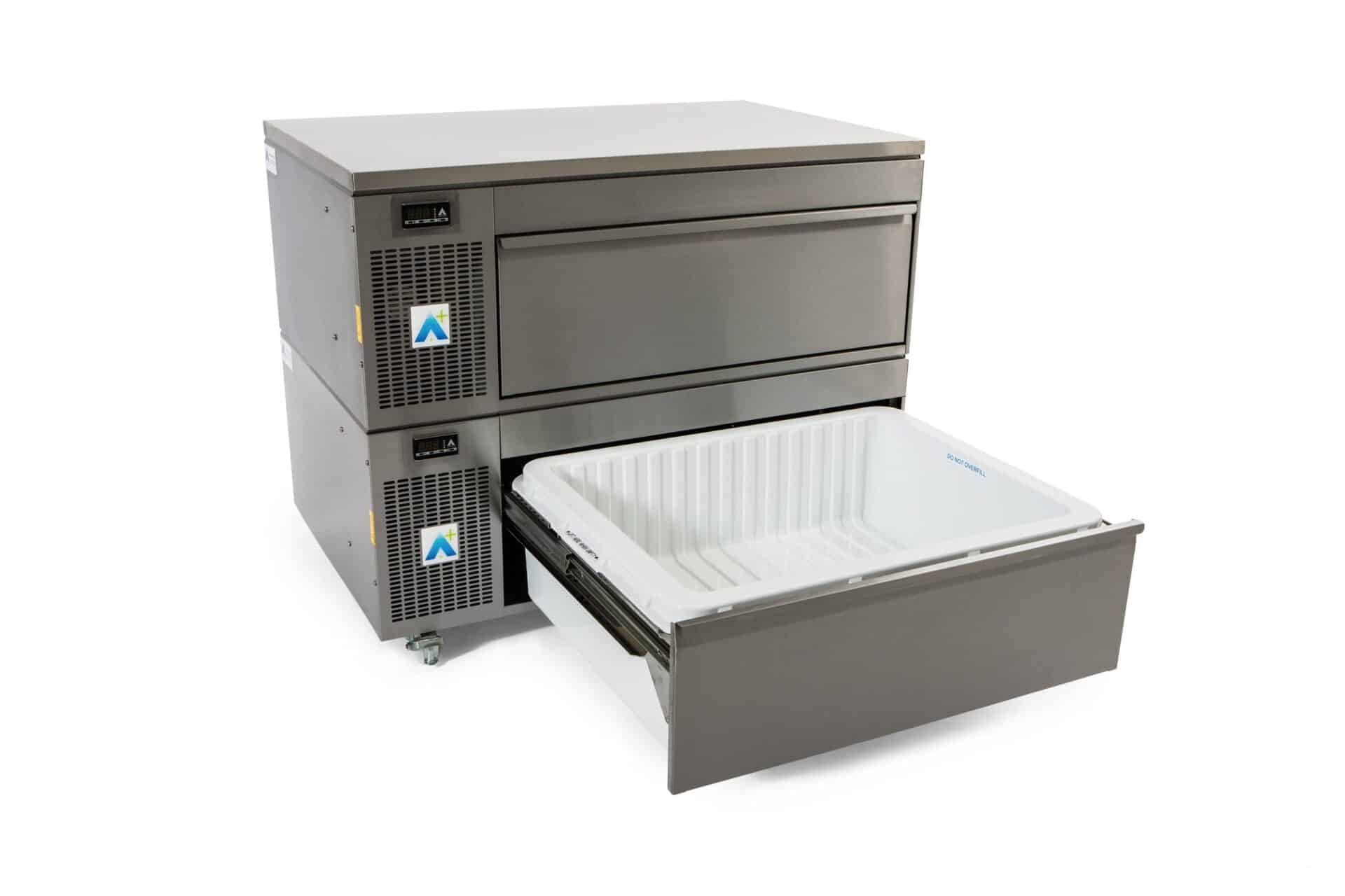PREP COUNTER &ndash; FRIDGE ONLY &ndash; TWO DRAWER &ndash; SIDE ENGINE &ndash; HCS2 SERIES
