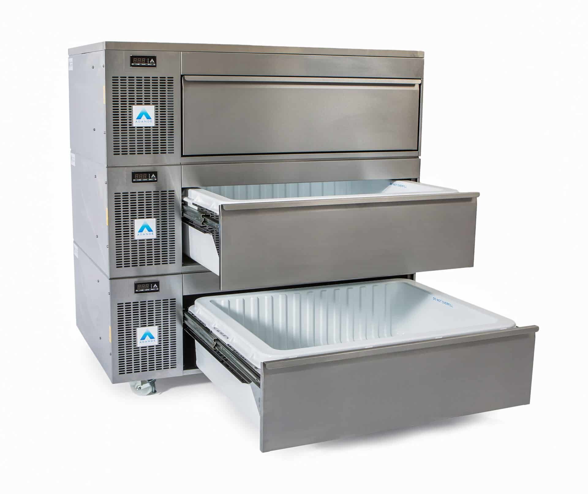 BULK STORAGE &ndash; SHALLOW &ndash; THREE DRAWER &ndash; SIDE ENGINE &ndash; VLS3 SERIES