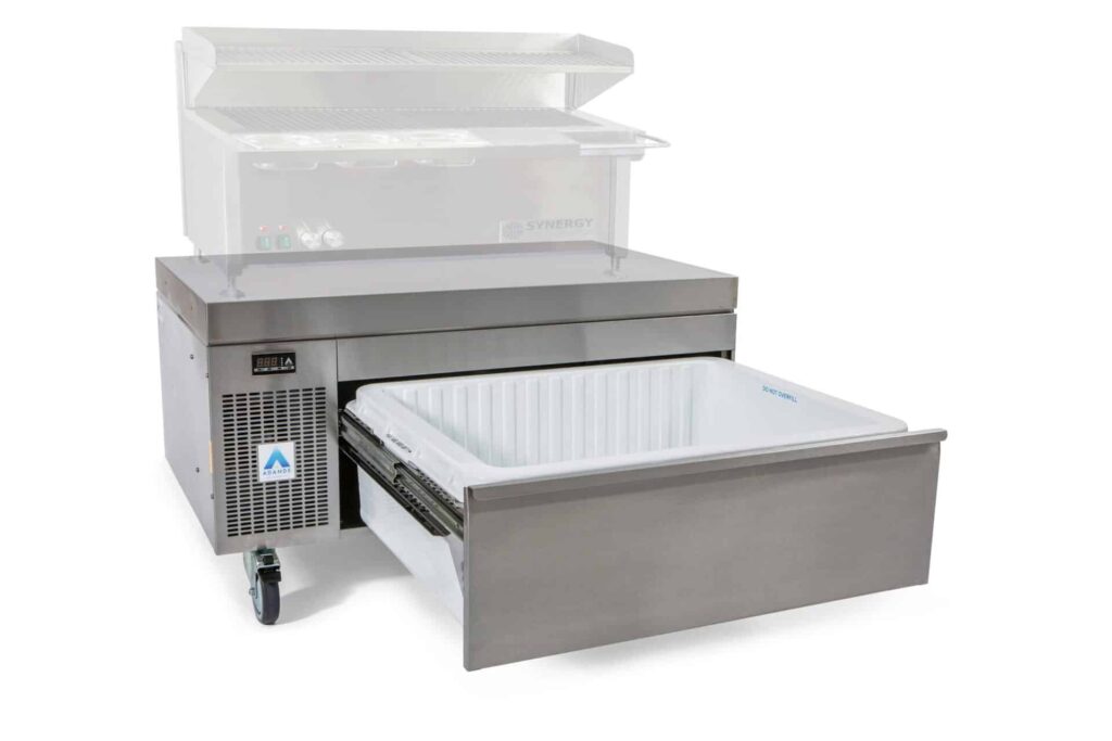CHEF BASE &ndash; HOT COOKLINE &ndash; SIDE ENGINE &ndash; VCS1 SERIES