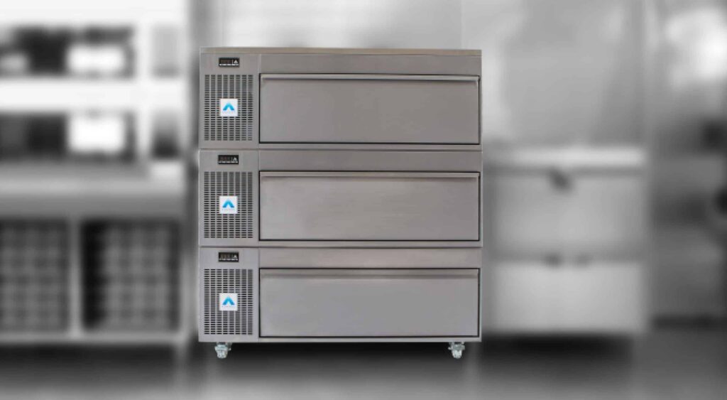 Adande Bulk-Storage K&uuml;hlschublade mit drei Ebenen